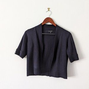 Verve Ami Navy Cropped Cardigan